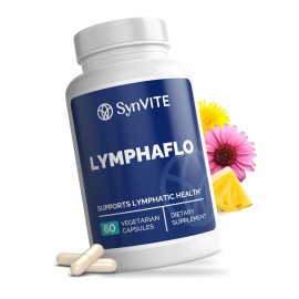 Synvite LymphaFlo - Lymphatic Drainage Supplement - Lymph System Support - with Bromelai