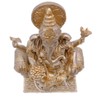 Ganesha Golden Figurine Indian God Elephant Asian Miscellaneous Goods Elephant