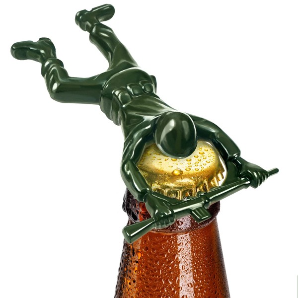 Carnaval Green Army Man Bottle Opener - Unique Funny Bottle