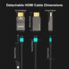 RUIPRO 8K Full Fiber Optic HDMI Detachable Connectors