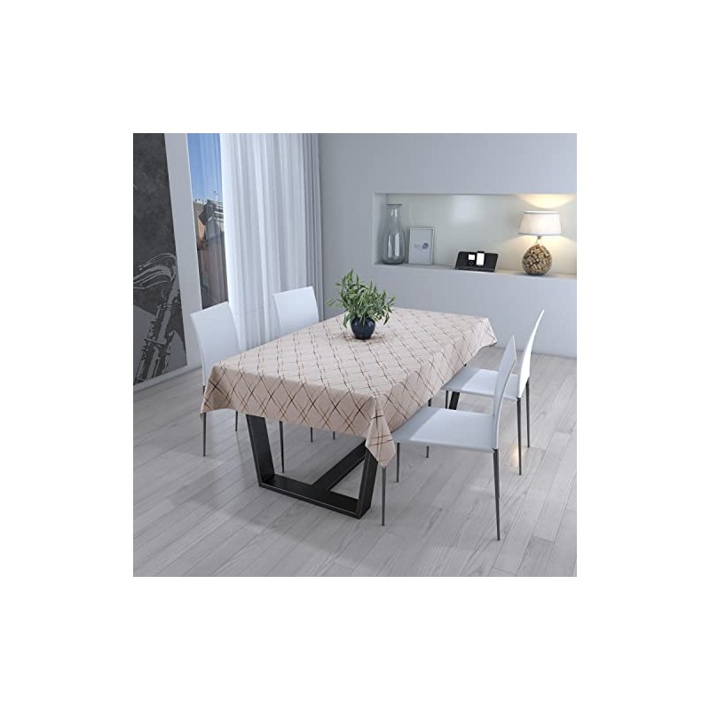 BEAUTEX Oilcloth Tablecloth, Wipe-Clean Tablecloth, Round, Oval Square, Choice of