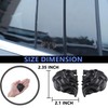 2PCS Lion Head Metal car Emblem 3D Animal Decoration Metal