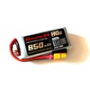RoaringTop LiPo Battery Pack 80C 850mAh 3S 11.1V with XT60