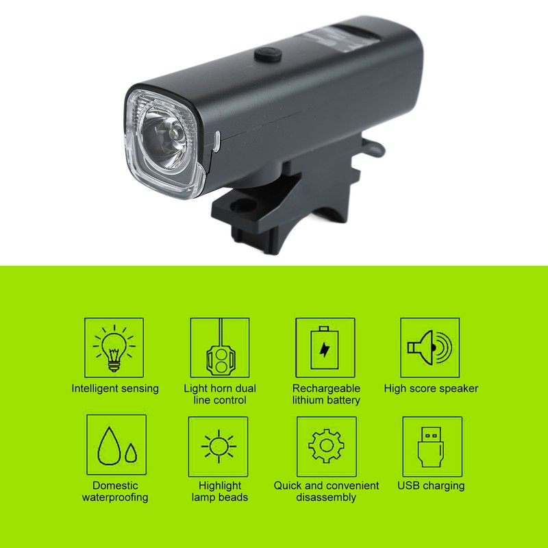 Rechargeable Bike Front Headlight Rechargeable Bicycle Lights Set Bike Front