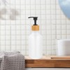 FOMIYES 2pcs Refillable Pump Bottles Liquid Dispensers for Lotion Shampoo