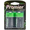 Promier D Alkaline Battery 2 Pack