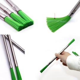 NentMent 3 Pack Washer Washplate Pulsator Cleaning Brush 9 inch Double-ended Washing Machine Wave Wheel Cleaner Brush for Washer Plate Water Blade Water Leaf Turntable Board Bleach Dispenser Cup