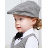 A&J DESIGN Baby Boy Vintage Driver Cap Cabbie Hat (12-24
