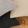 Haguko 40x40 Linen Texture Nordic Peach Skin Soft Touch Throw