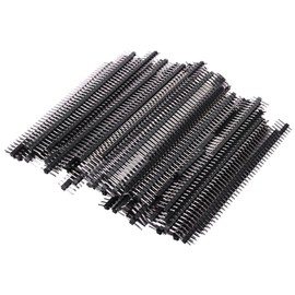 PENGLIN 100PCS Pin Header (Pin) 40-Pin 1 Row Straight 2.54mm Single Row Terminal Pin Header for Board Socket Connector Male