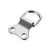 uxcell D Ring Picture Hangers, 36mm x 22mm Silver Tone