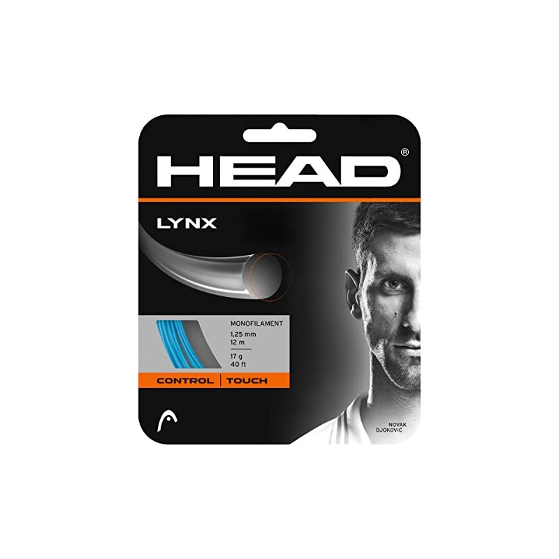 HEAD Unisex Adult Lynx Tennis String Set, Blue, 1.25mm/17g
