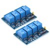 Yizhet 5V 4 Channel Relay Module (2 Pieces) Relay Shield