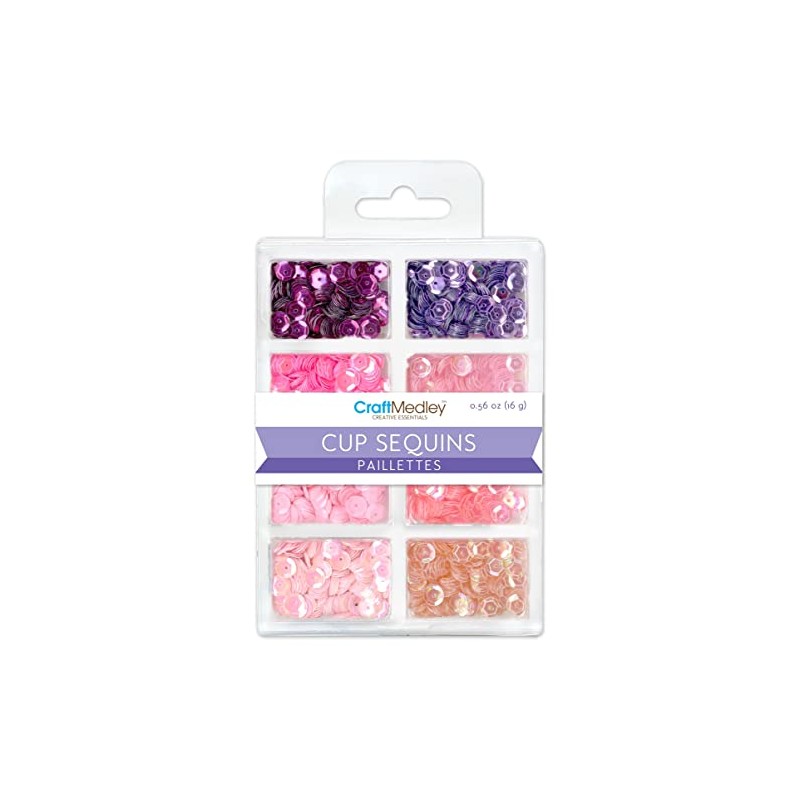 Multicraft Imports 7mm Cup Sequins, 0.56 Ounce, Princess