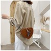 Y2K Heart Shape Gothic Purse Chain Shoulder Bag Kawaii Emo