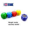 Traditional Korean Gonggi Game Set, 5 Colourful Stones with Storage