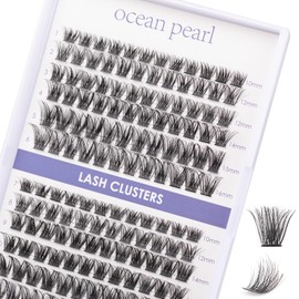 OP17 Individual Eyelashes, 144 Tufts, Individual DIY Individual False Eyelashes for Volume Eyelash Extensions, Reusable Eyelash Clusters, Individual Eyelashes, 10-16 mm, C/CC/D Curl