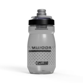 CamelBak Podium 15oz Bike Water Bottle - Easy Squeeze Bottle - Fits Most Bike Cages, Smoke