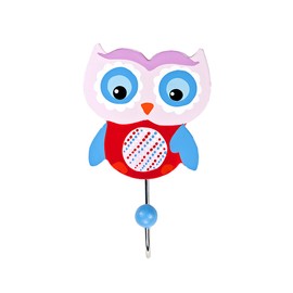 Mousehouse Gifts Children's Funky Coat Hook Wall Hook for Girls or Boys Nursery or Bedroom (Owl)