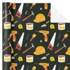 WRAPAHOLIC Construction Wrapping Paper Roll - Mini Roll - 17