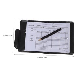 SUPVOX Referee Kit Soccer Cards Score Sheet Whistles Pencil Complete Referee Accessory for Matches