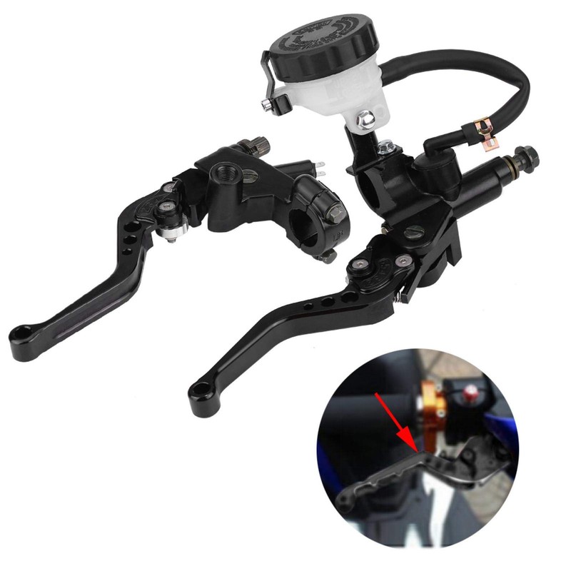 Qiilu Universal 7/8" (22mm) Motorcycle Brake Clutch Master Cylinder Reservoir