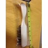 SCALPMASTER CONTOUR NECK HAIR BRUSH 7-ROW NYLON BRISTLES IVORY Color