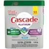 Cascade Platinum ActionPacs Dishwasher Detergent with Dawn, Fresh Scent -