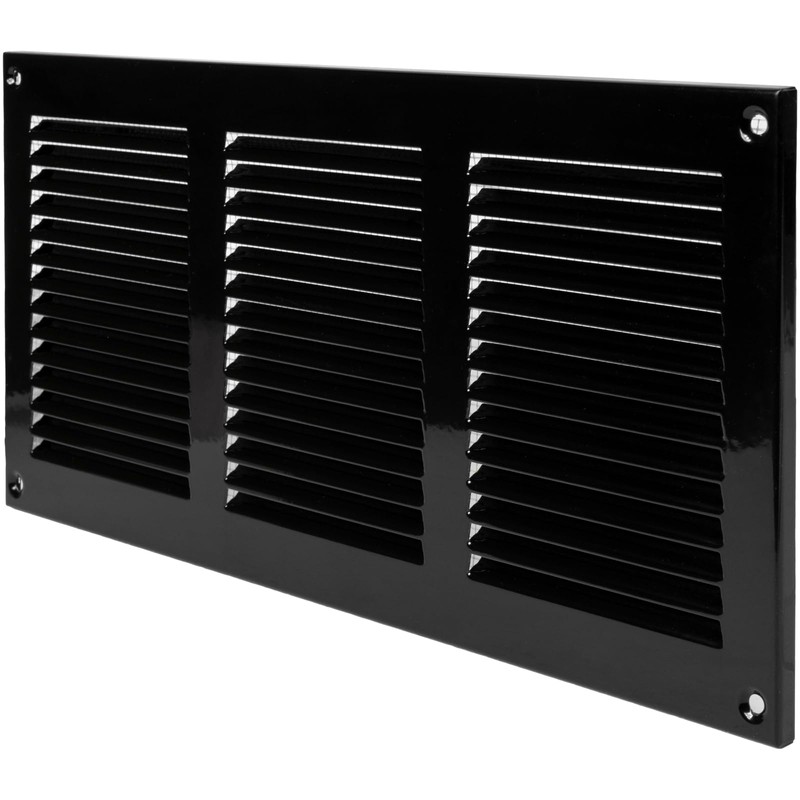 Vent Systems 12'' x 6'' Inch (Overall Dimensions) - Black