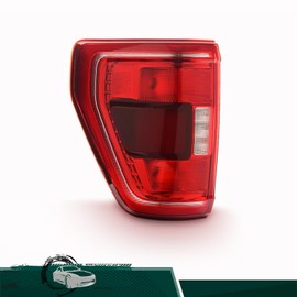 LIULANGXY Tail Light Assembly W/Blind Spots Compatible with 2021 2022 2023 Ford F150 F-150 XLT Halogen Rear Brake Lamp, Replaces# ML3Z13405C, ML3Z13405B, FO2819159(Left Driver Side)
