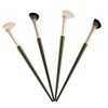 Baluue 4sets Angled Eyeshadow Brush Set for Face Makeup Professional