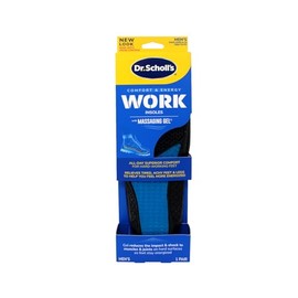 Dr. Scholl's Massaging Gel Work Men's Insoles, Size 8-13