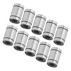 10Pcs Linear Motion Bearing Alloy Steel 6mm ID 12mm OD