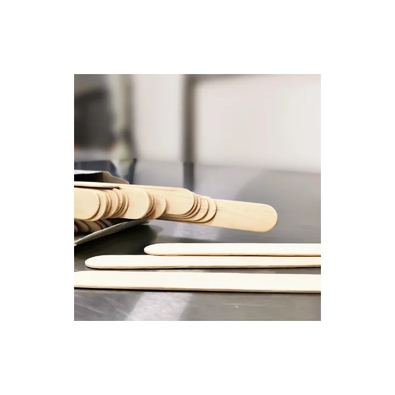 Pack 5 Cajas De Abatelenguas De Madera Ambiderm (500piezas)