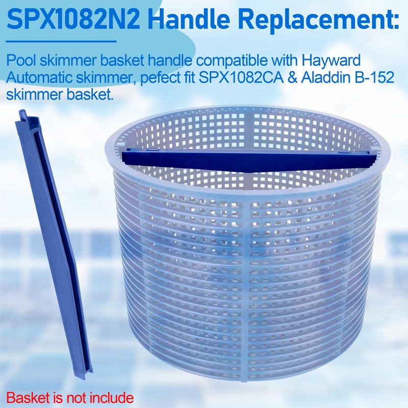 Skimmer Basket Handle Replacement for Hayward Automatic Skimmers, SPX1082N2 Pool