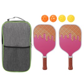 Pickleball Paddles Honeycomb Core Glass Fiber Pickleball Rackets Set Sports Equipment