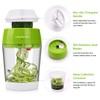 MENNYO Spiral Vegetable Cutter with Container, 4 in 1 Vegetable