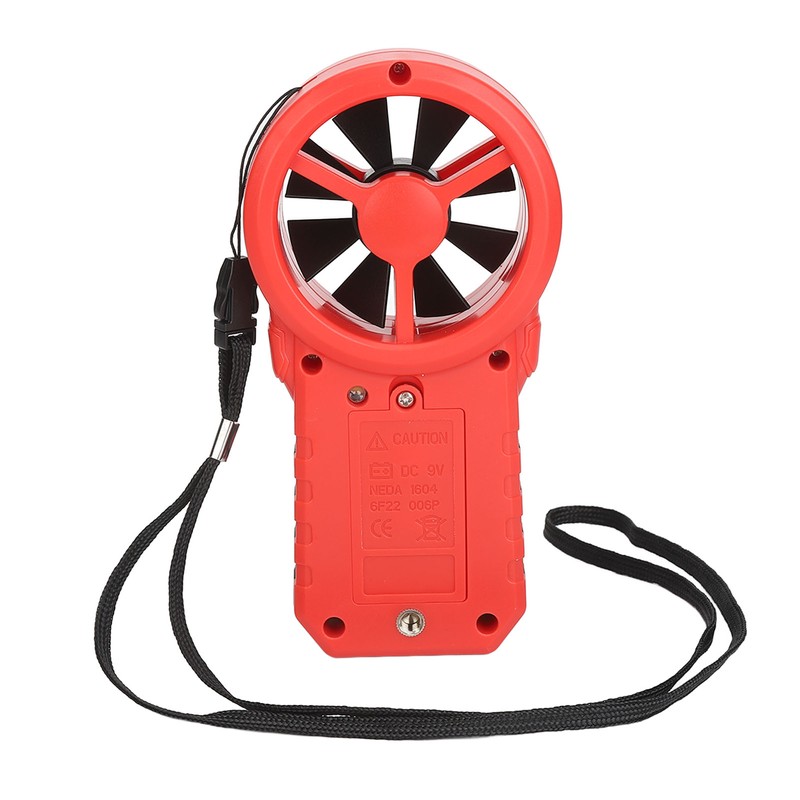 Digital Temperature Wind Speed Meter High Accuracy 5 Units Handheld