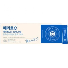 Huons N (Genuine) Huons Merit C acid 2000mg high content UK-made DSM vitamin C 3 months supply, 1 box of 90 packets / (정품) 휴온스 메리트C산 2000mg 고함량 영국산 DSM 비타민C 3개월분, 90포 1박스
