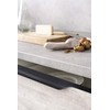 Gedotec Vector Kitchen Cabinet Handle Black Brushed Kitchen Handle Aluminium