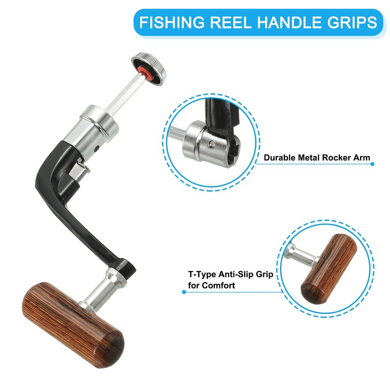 PATIKIL Fishing Reel Handle Replacement Crank Rock Arm Rotary Knob