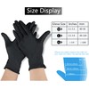 100 Pcs Disposable Gloves, Black Gloves