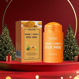 Turmeric & Vitamin C Mud Mask Stick 40g – Deep Cleansing & Moisturizing Face Mask Stick for Women & Men – Pore Care, Oil Control & Glowing Skin