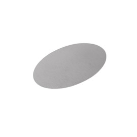 StewMac Scraper Blade, Mini, Oval, Ultra-Smooth Wood & Binding Finish – Stainless Steel Scraper for Guitar, Luthier, and Woodworking Work