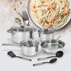 EXCELSTEEL w/Encapsulated Base & Tools Versatile for Any Kitchen Stainless