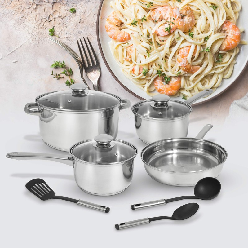 EXCELSTEEL w/Encapsulated Base & Tools Versatile for Any Kitchen Stainless