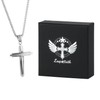 LeapoFaith Polished Pendant for Car Rear View Mirror Decor Stainless