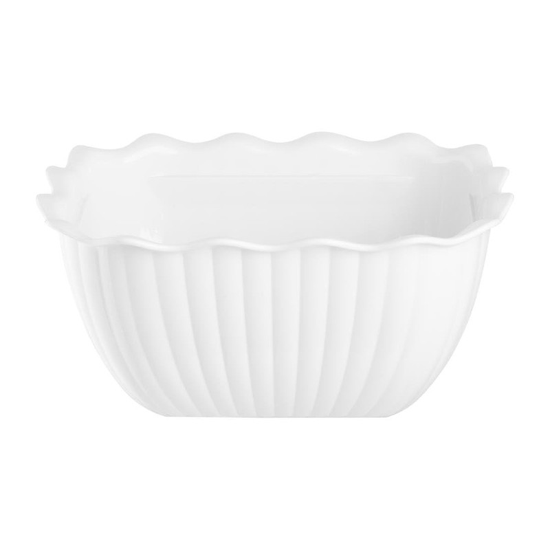Olympia Kristallon Small Salad Crock White SAN, 0.75 Ltr 25.3fl