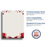 Love Hearts Romantic Stationery Paper - 80 Sheets