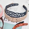 6 Pcs Plastic Headbands for Women, Fashion Hair Bands with
